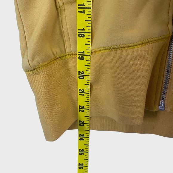 Y2K Oakley Graphic Zip-Up Hoodie Womens Size Small Yellow Long Sleeve Sweatshirt - Picture 13 of 13